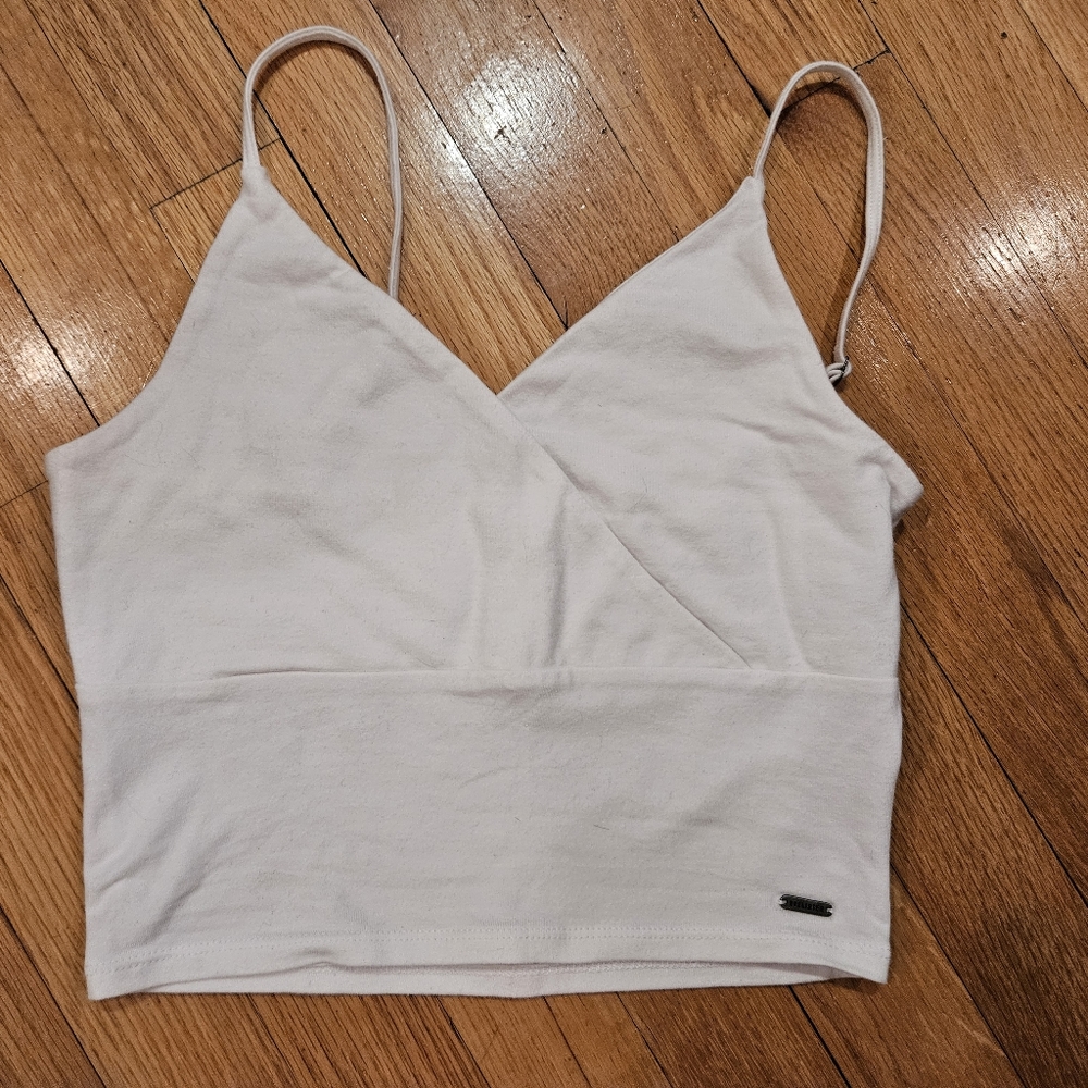 3 for $15 Hollister White Crop Top S